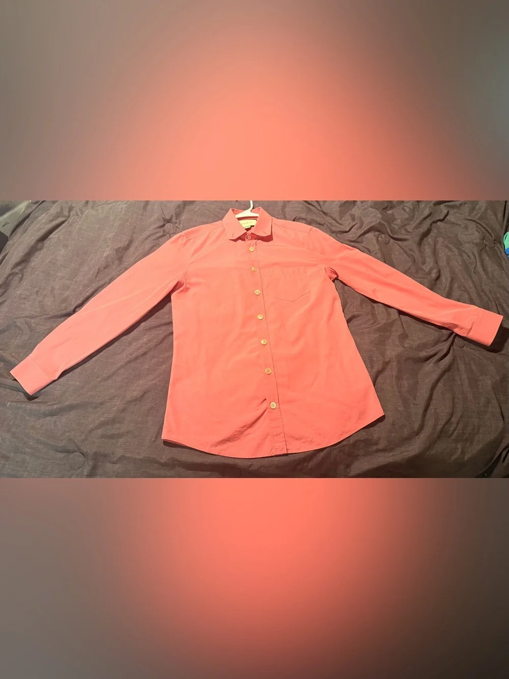 Gucci Coral Button-Down Shirt